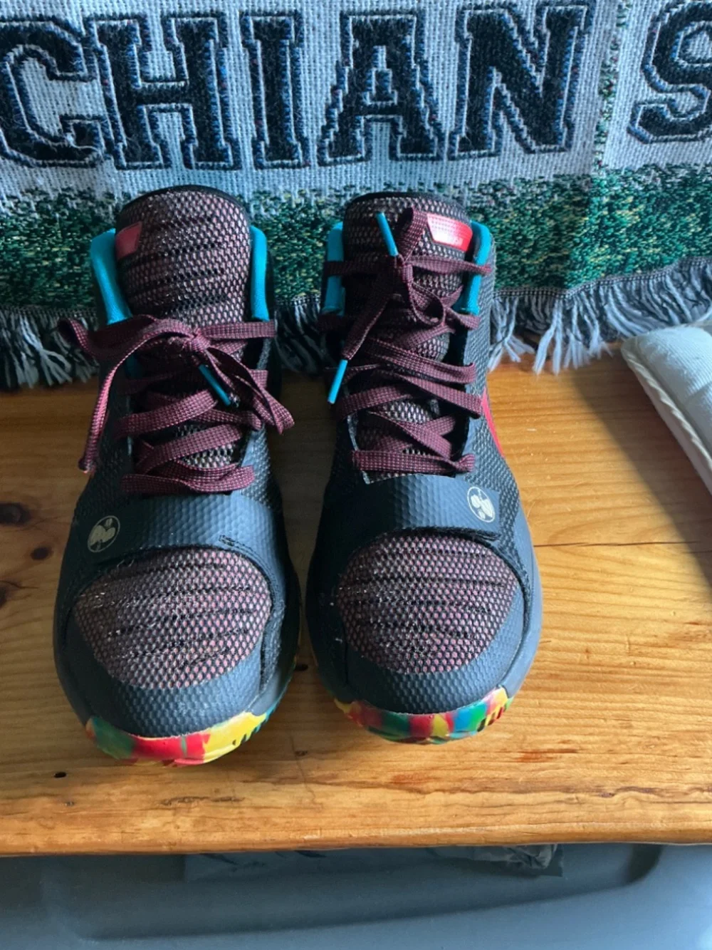 Nike Boys KD Trey 5 III 768870-006 Black Basketball Shoes Sneakers Size 6.5